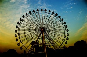 非主流摩天轮图片